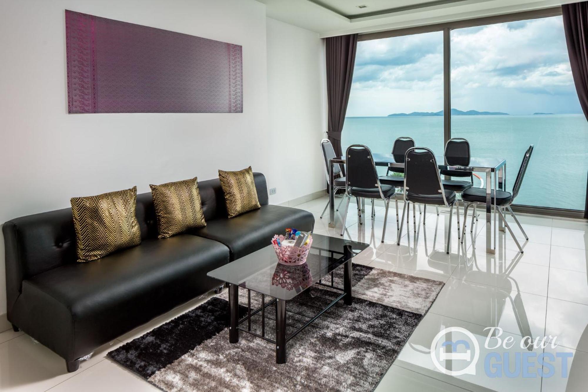 Stunning Sea View Condo On The Beach - Monthly Stay Pattaya ภายนอก รูปภาพ