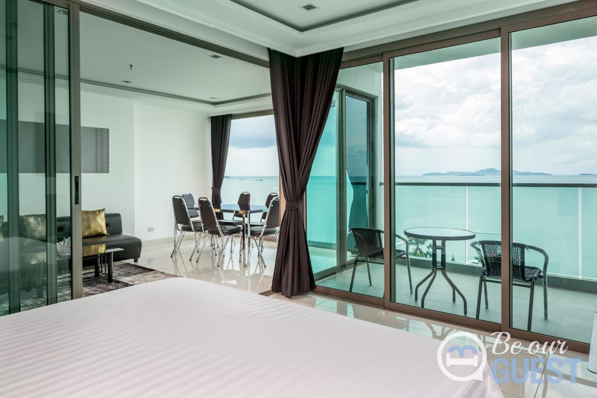 Stunning Sea View Condo On The Beach - Monthly Stay Pattaya ภายนอก รูปภาพ